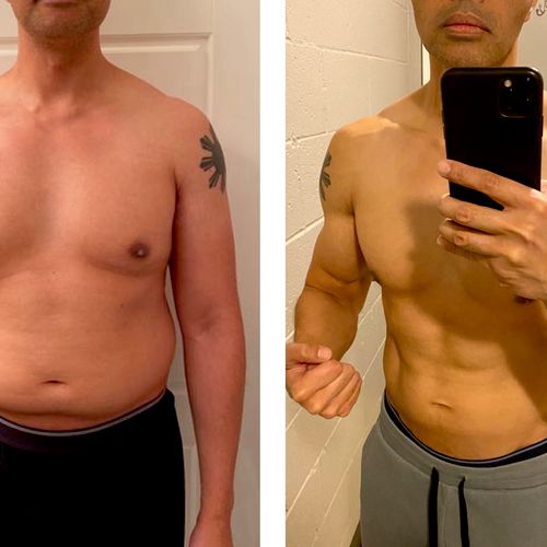 Left: 183.6 lbs (Jan 6, 2019)  vs. Right: 160.2 lb