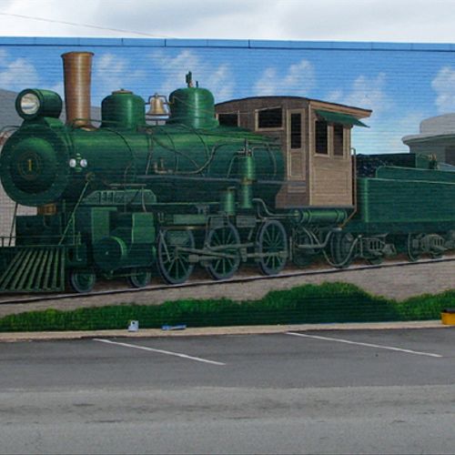 MURAL size - 18' x 117' (Exterior)