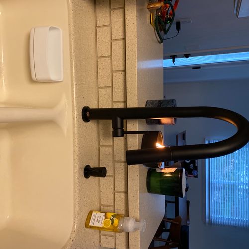Had a faucet in my kitchen replaced. Cook Bros. Co