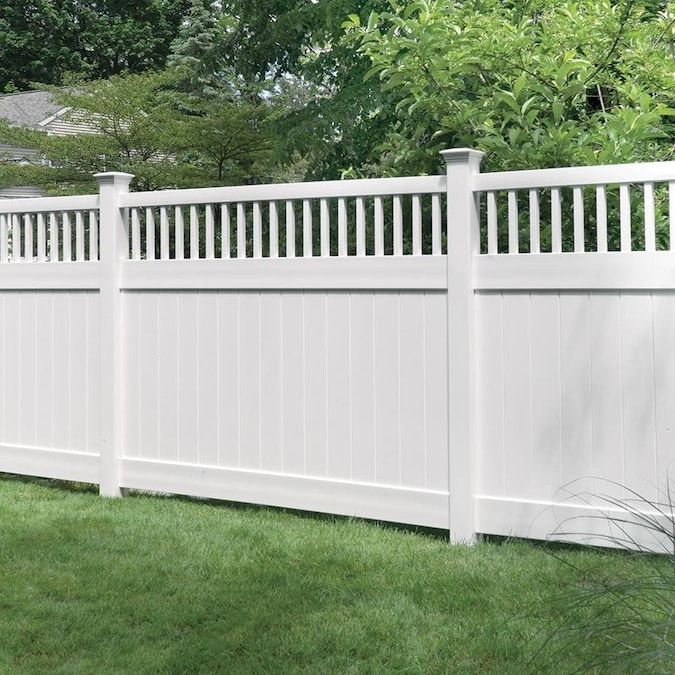 Vinyl fence