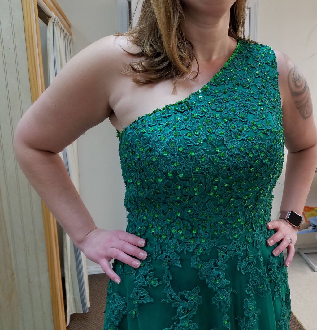 perfect fit beaded gown