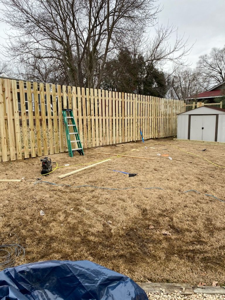 8 Ft Shadow Box Privacy Fence