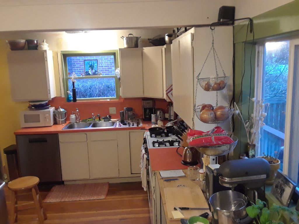 This kitchen was beyond the end of its useful life