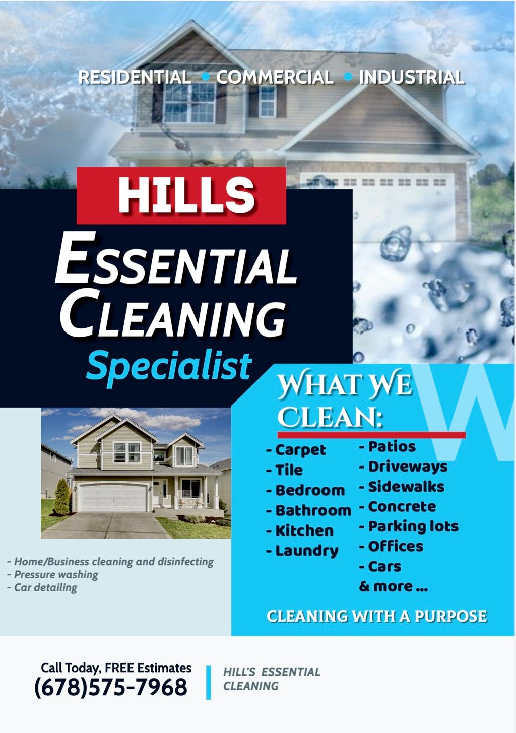 HILL’S ESSENTIAL CLEANING