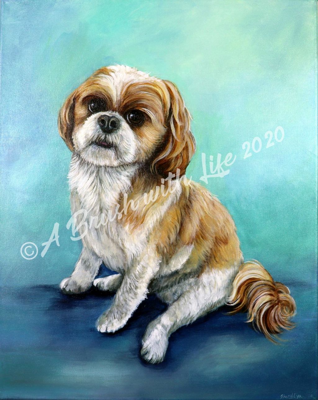 Pet Portrait- Acrylic on Canvas