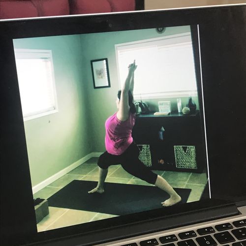 Online yoga sessions available