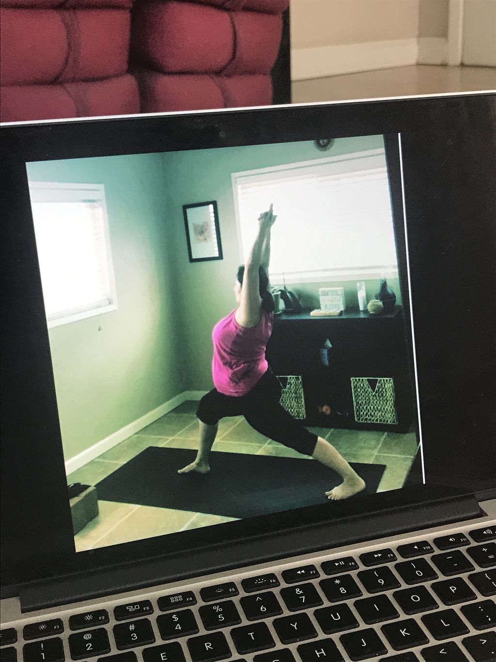 Online yoga sessions available