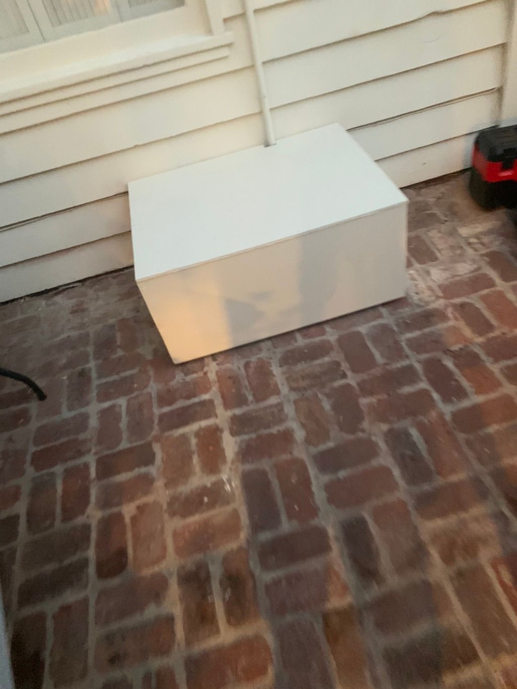 Custom home plumbing container