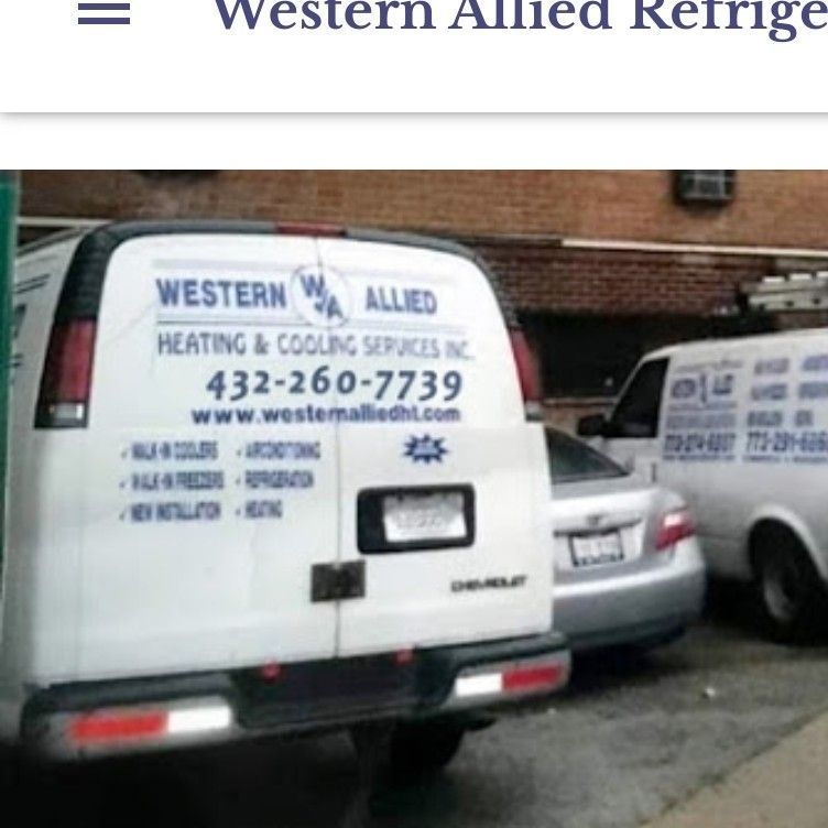 Western Allied Refrige Heating & Cooling Services.