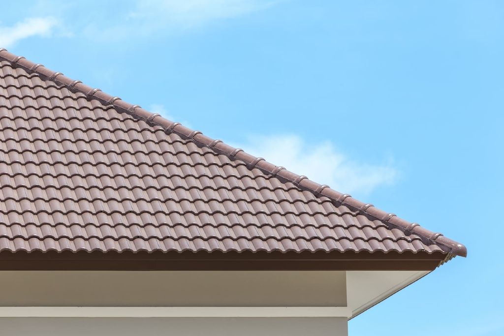Metal tile roof installation
