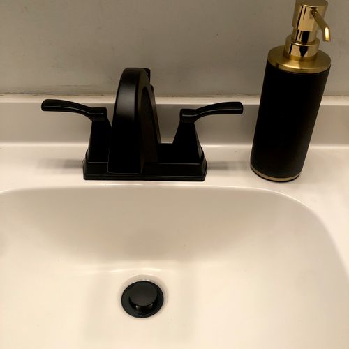 i hired matt to replace a sink faucet, fix a drawe