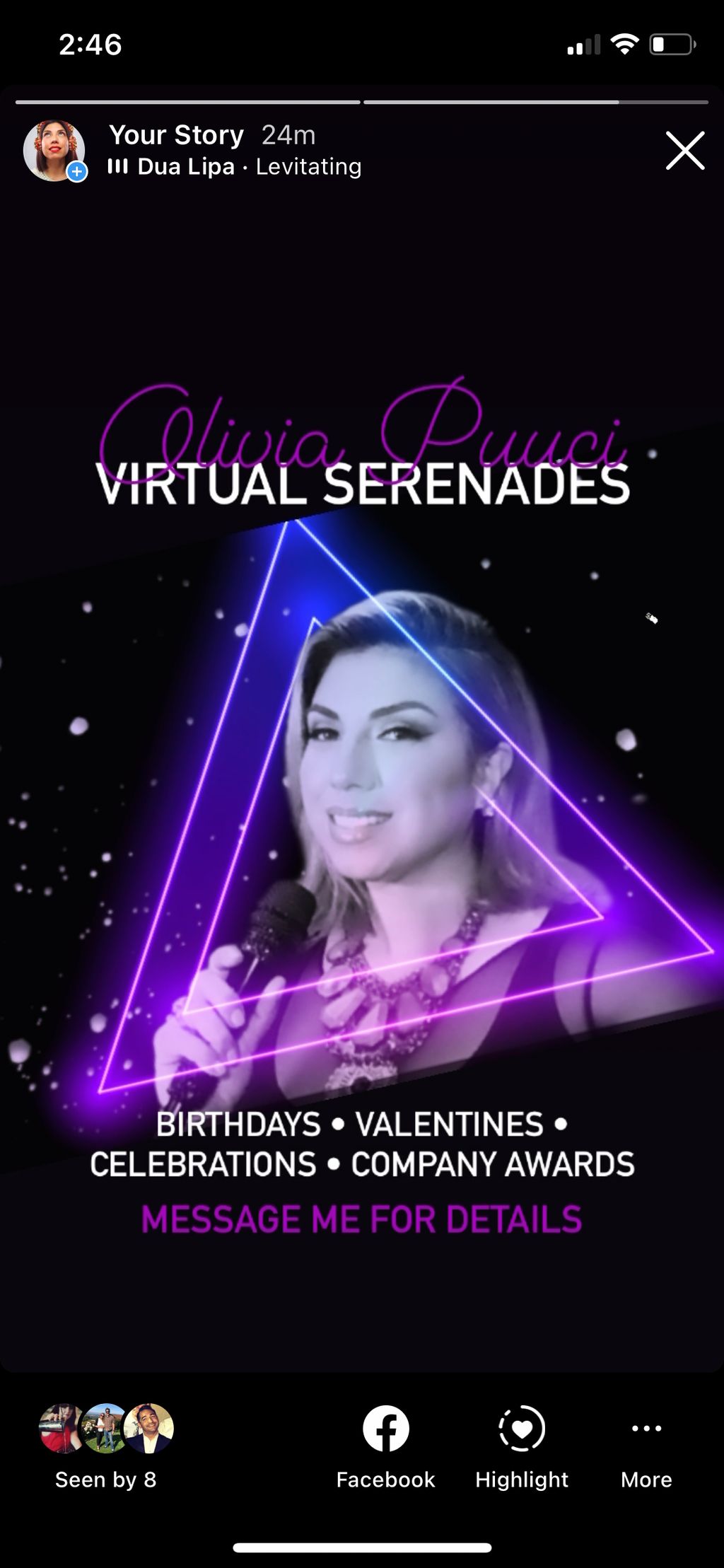 Personalized virtual serenades 