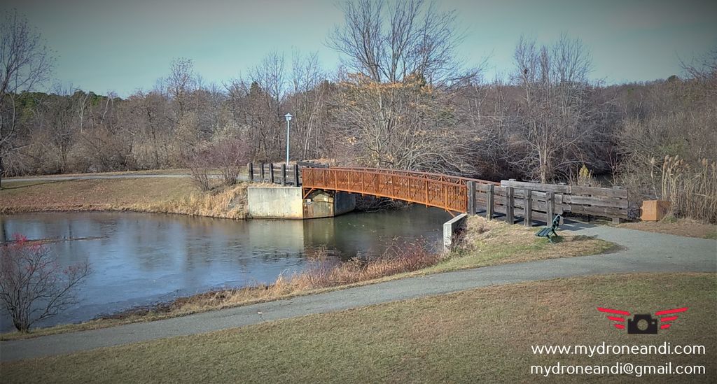Walk over bridge at park in Sayreville