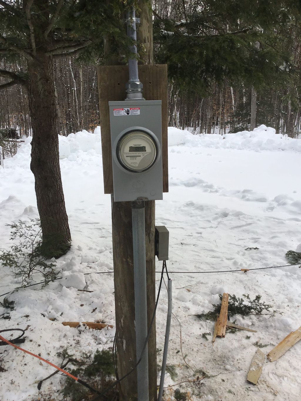 New Pole with New meter