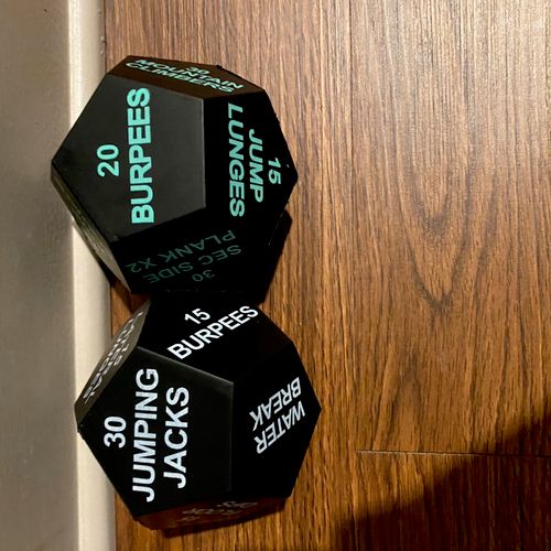 Fitness can be creative and fun! Dice workout