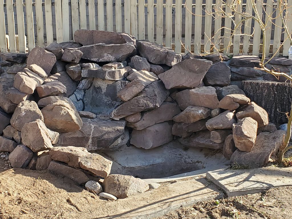 Restacked existing water fall