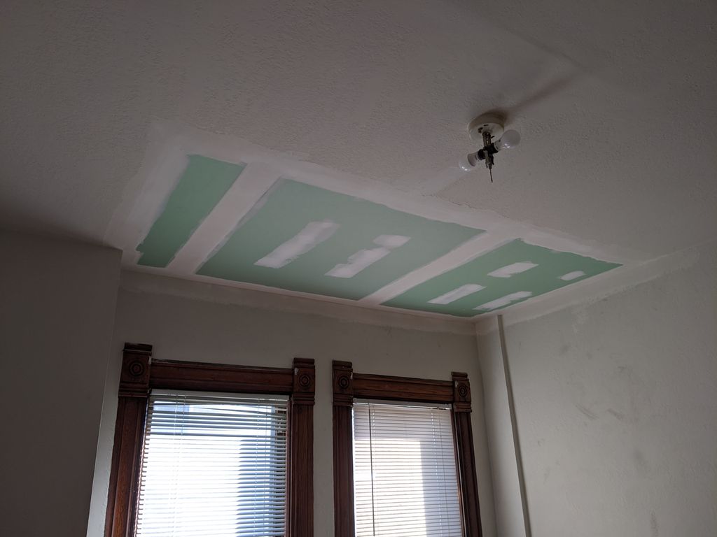 Textured ceiling repair