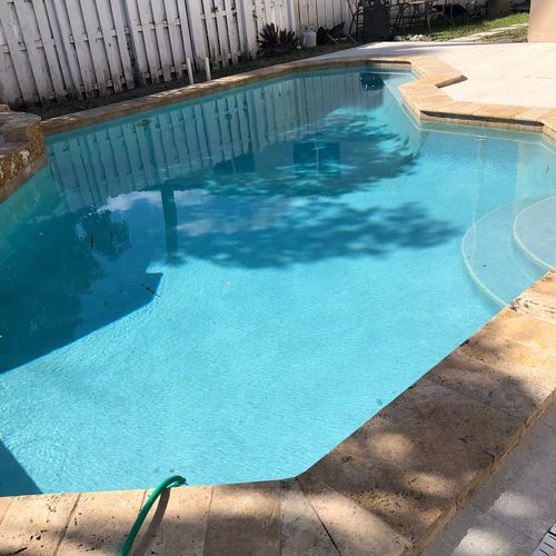 Laz from Incrementum Pools did an awesome job clea