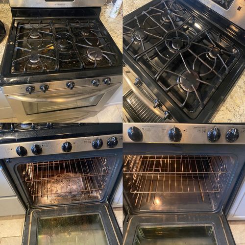 Deep Steam Stove/Oven Cleaning 