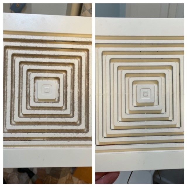 We clean bathroom exhaust fans!