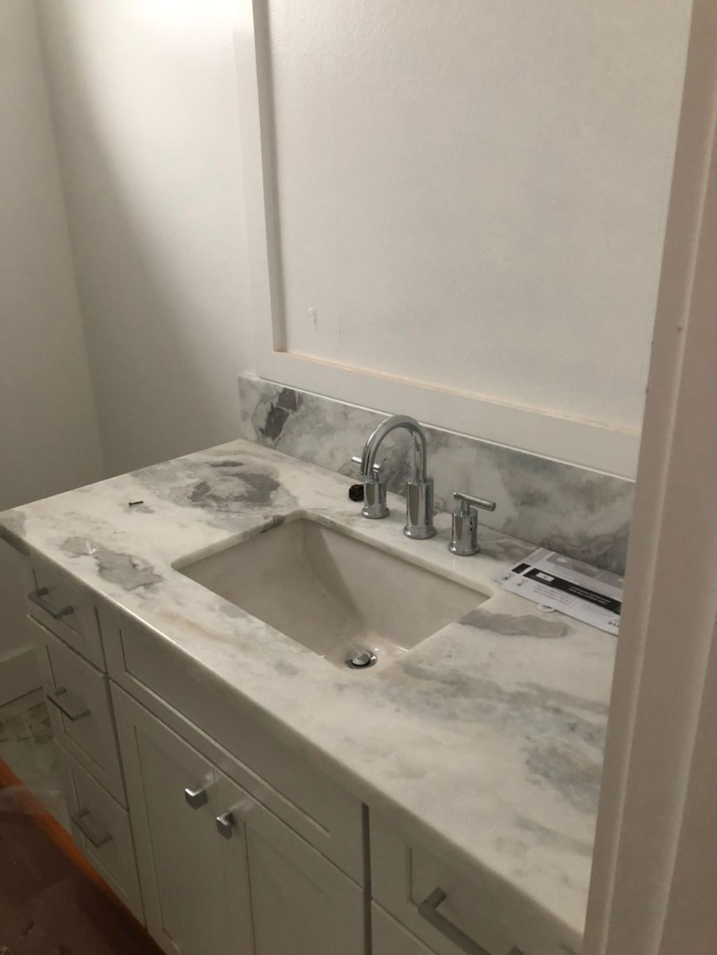 New Widespread Faucet installation 