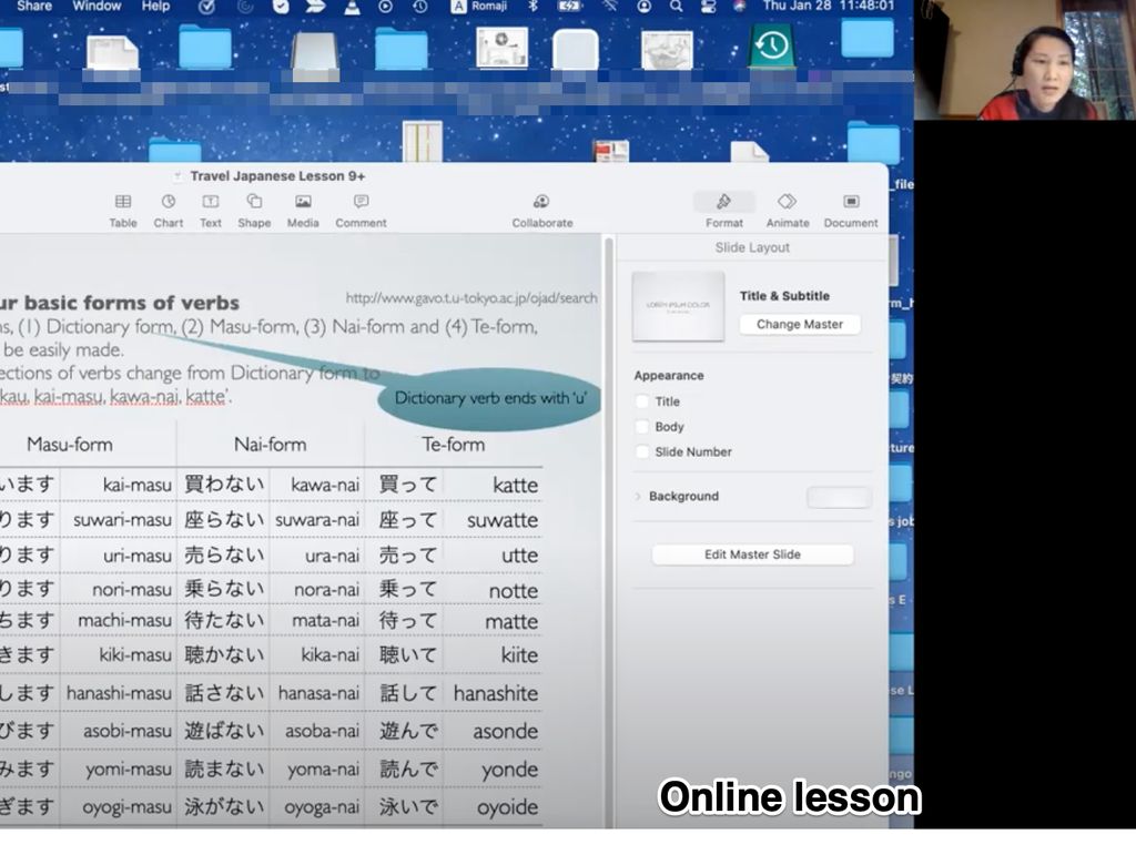 Teaching Verb Conjugation