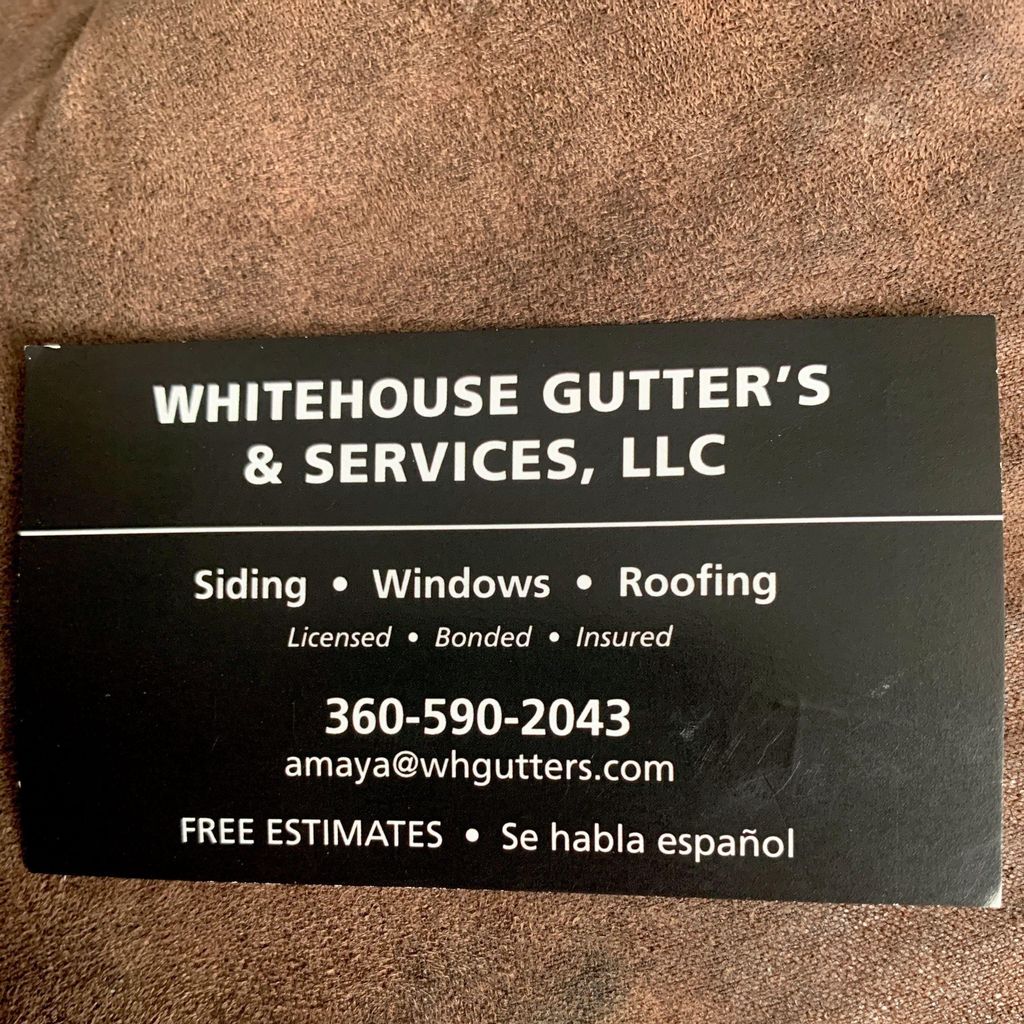 Whitehouse gutter’s y services, llc