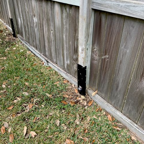 My fence has started to lean and I did not want to