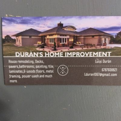 Avatar for DURÀN'S HOME IMPROVEMENT LLC.