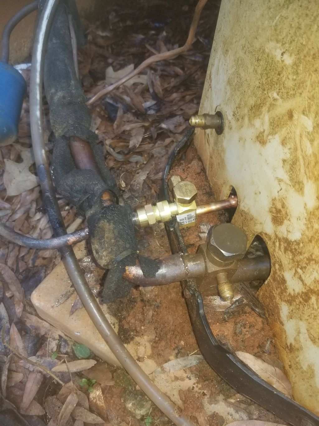 New service valve installed