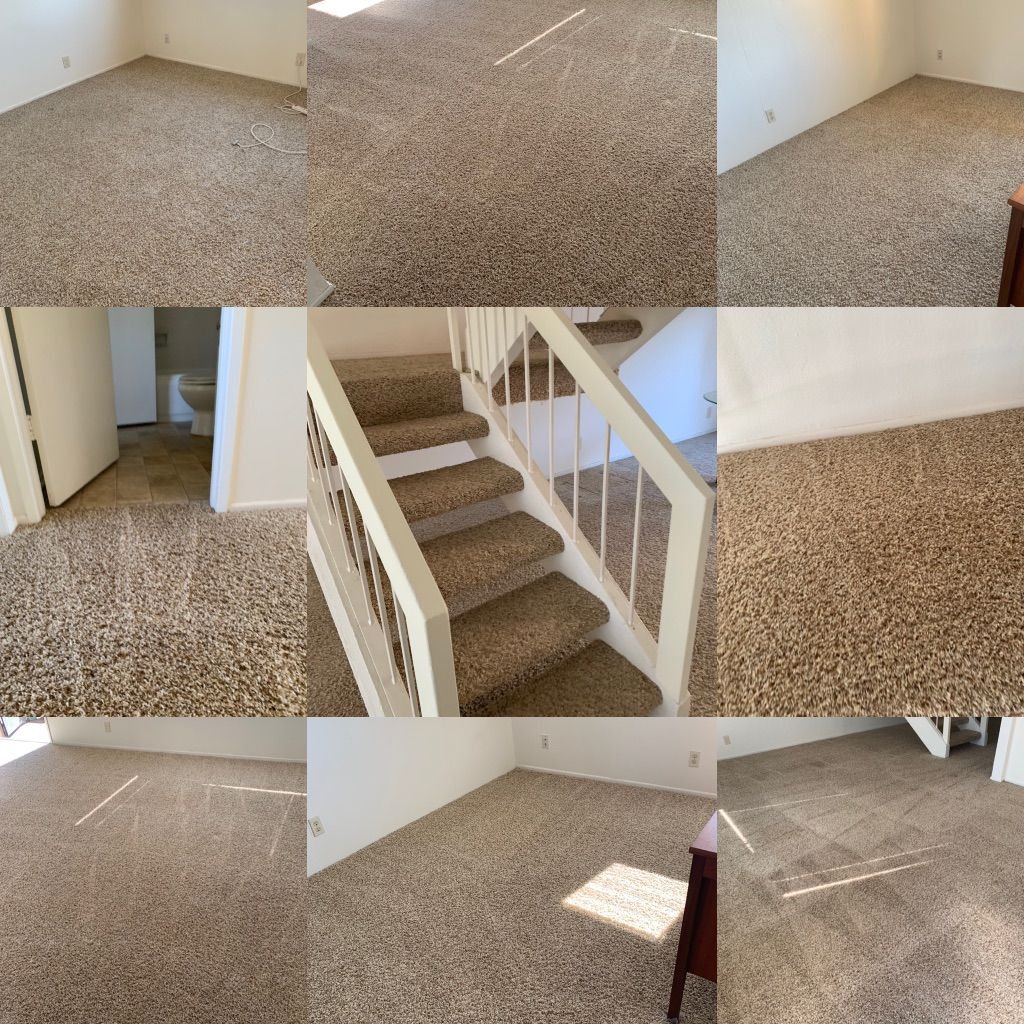 After shots of carpet cleaning 3 bedroom.  Move ou