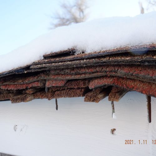More shingle layers on roof than allowed