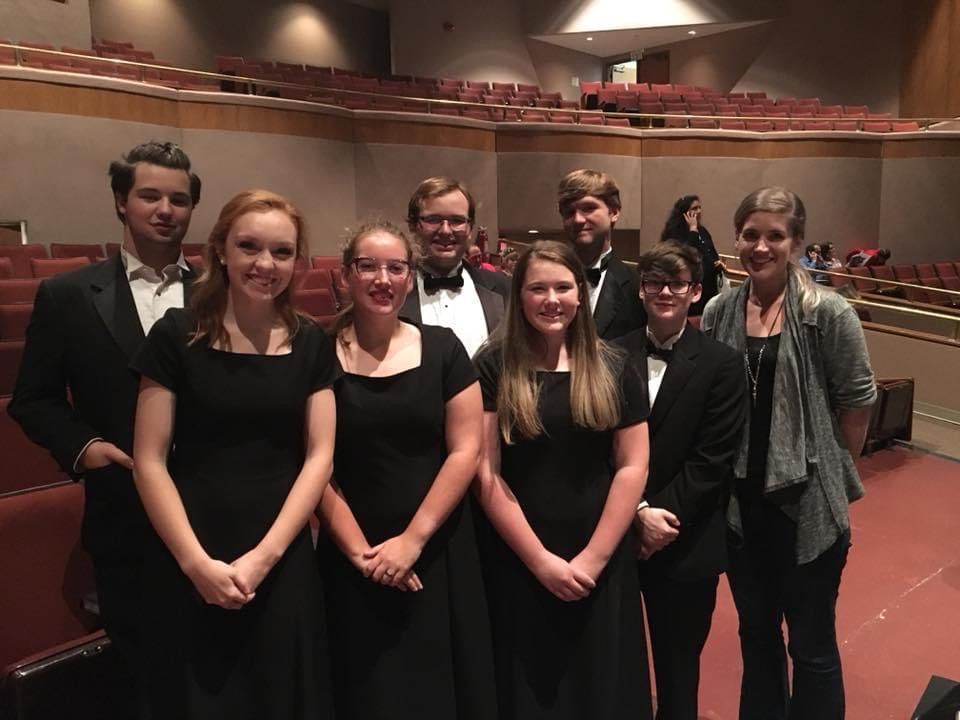 TMEA All-Region Choir members 