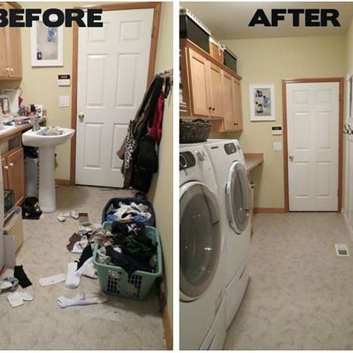 Laundry Room Deep Cleaning