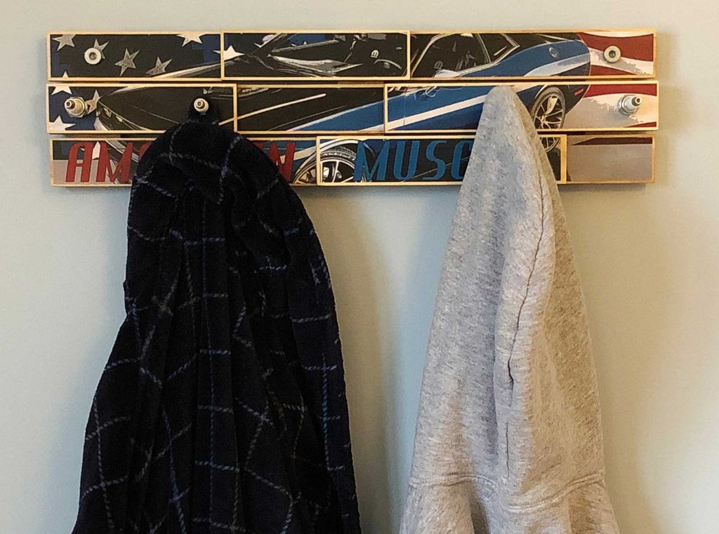 American Muscle Car Coat Racks