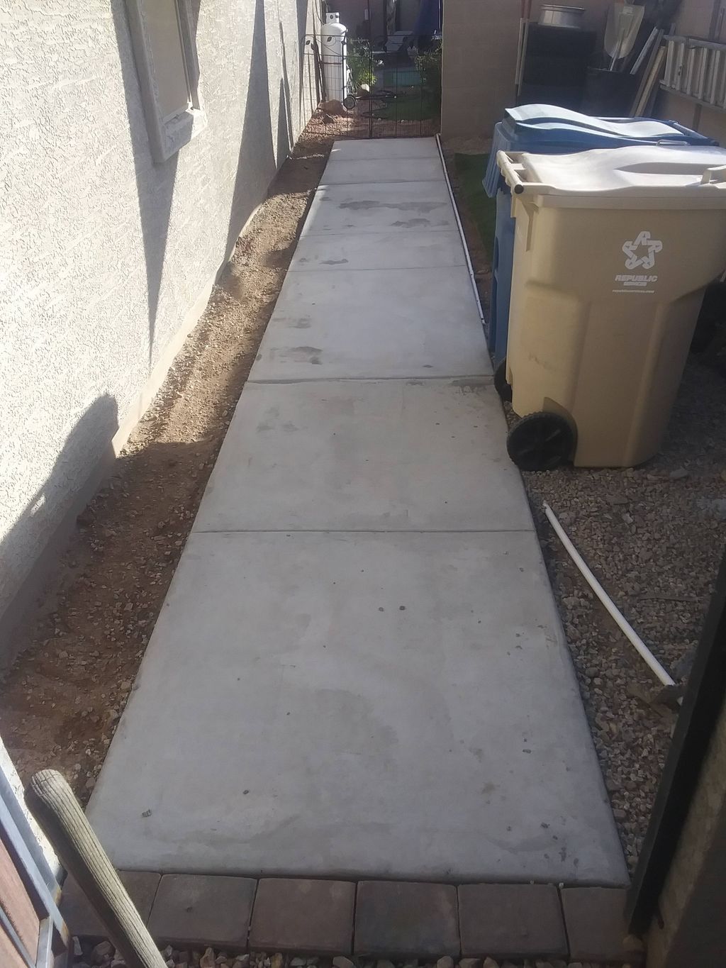 30ftx4ft sidewalk installation. no before pictures