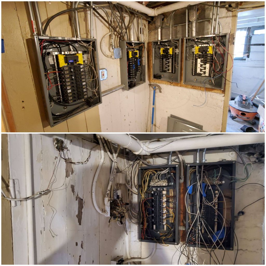 before and almost done. What a wreck it was. 