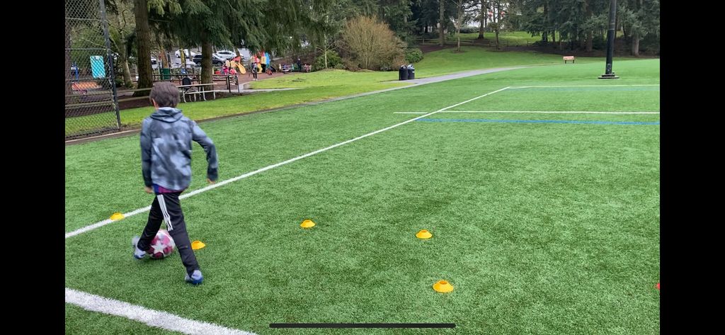 Change of direction dribbling