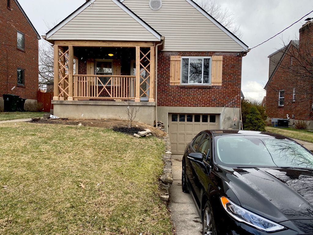 Custom Front Porch Renovation