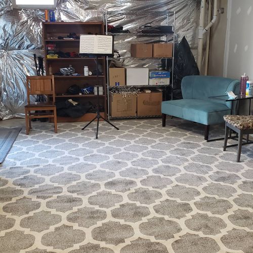 new Covid safe basement studio coming together nic