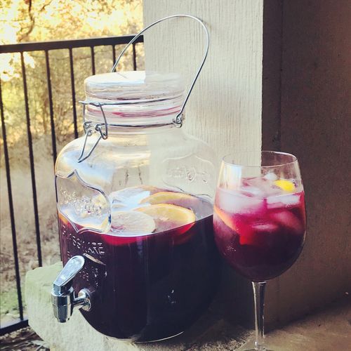 Have us bring batches of sangria to your next even