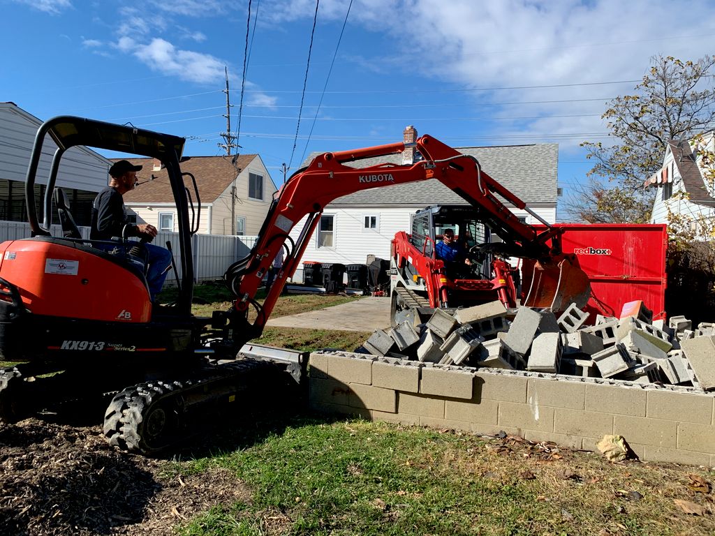 Garage demolition
