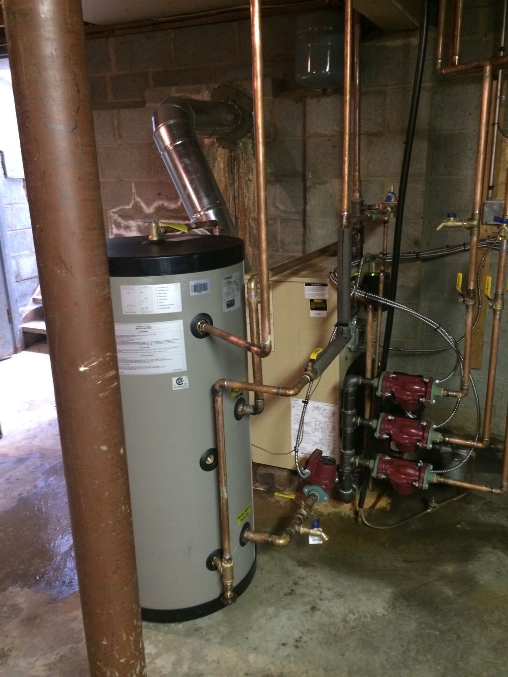 Weil Mclain boiler installation