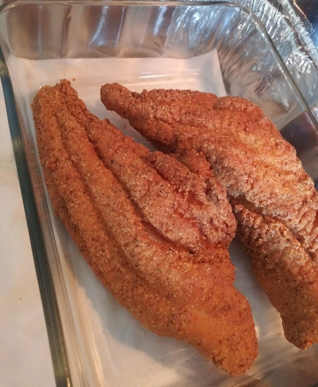 Louisiana Fried Catfish Filets