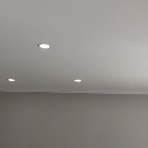 This initial project was to install recessed light