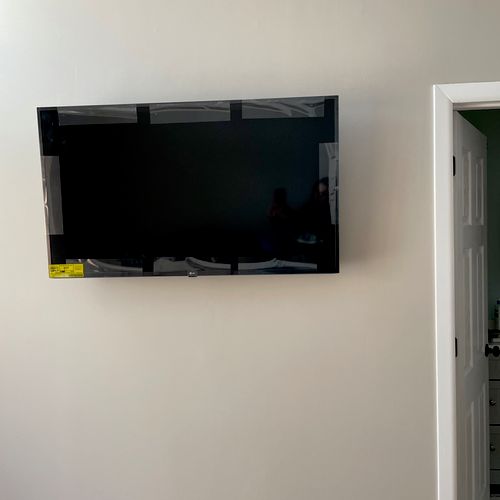 Ron gave me a great price to mount 2 TVs on my pla