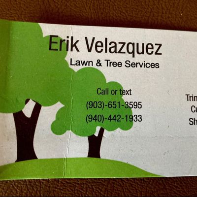 Avatar for Erik Velazquez lawn & trees service