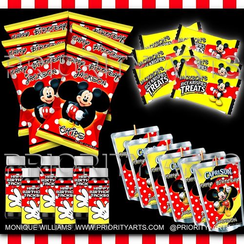 Mickey Mouse Snacks