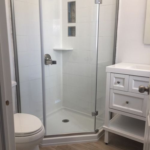 Jose completely renovated two (2) bathrooms from t