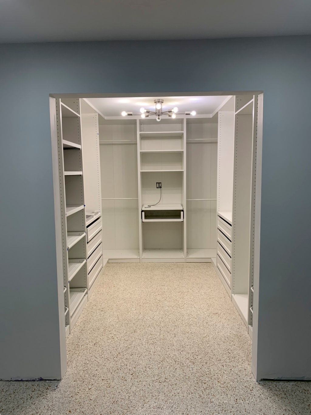 Closet cabinets assembly (provided by owner)
2 - $